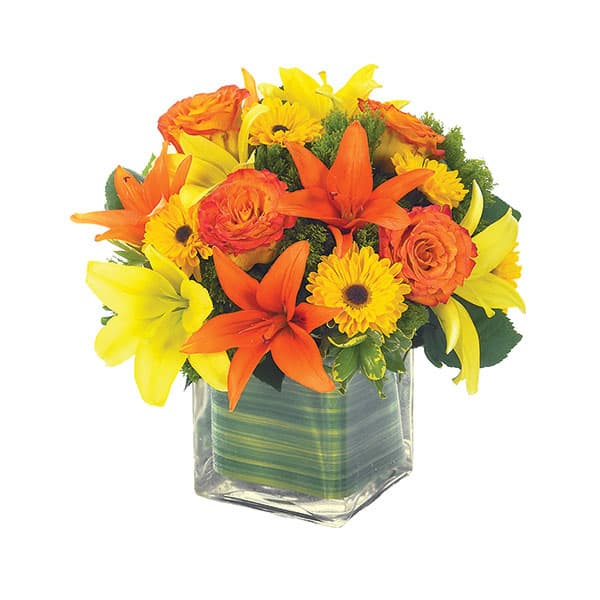 Lovely Lily & Rose Bouquet for Fall